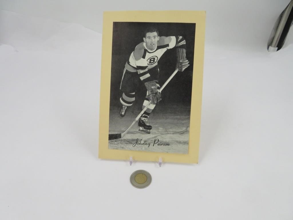 Johnny Peirson , 1944/64 BEEHIVE Photo Hockey
