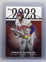 Ronald Acuna Jr 2023 Topps Insert