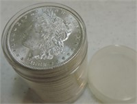 Roll BU 1882-S Morgan dollars