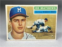 1956 TOPPS ED MATHEWS #107