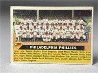 1956 TOPPS PHILADELPHIA PHILLIES TEAM CARD #72