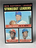 1971 TOPPS STRIKEOUT LEADERS #72