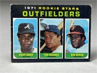 1971 TOPPS DUSTY BAKER ROOKIE CARD