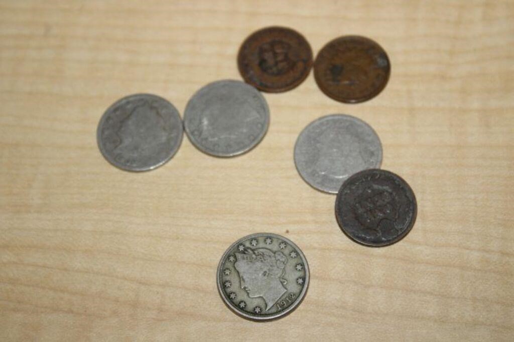 SELECTION OF VINTAGE COINS