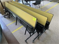 School Surplus - (3)pc Folding Rectangular Benches