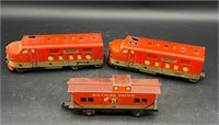 VTG MARX TRAIN ENGINE, DUMMY ENGINE & CABOOSE