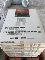 New in the box oak wainscott panel 
24” X 33”
