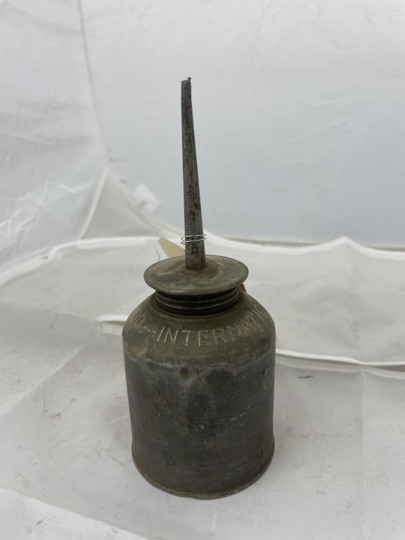 International Harvester Rat Tail Oil Can 7"