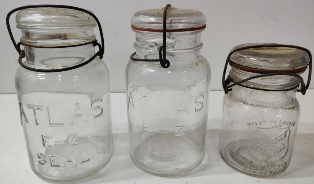 Vintage Glass Jars