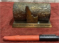 Idaho First National Bank Copper Colored Coin Bank