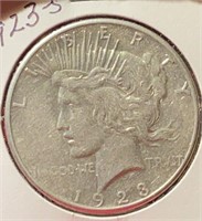 1923-S Peace Silver Dollar