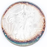 Coin 2001 American Silver Eagle .999 Dollar