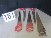 5 Assorted Hand Saws