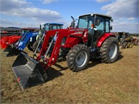 Massey Ferguson 4610M 4X4 Tractor w/MF 931X