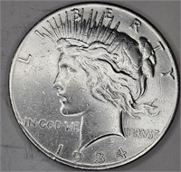 1934 s Semi Key Date Peace Dollar