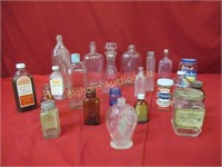 Vintage Bottles Various Sizes/Styles 21pc lot