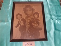 SHIRLEY TEMPLE FRAMED PICTURE