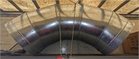 Galvanized Curved Pipes 55"