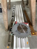Light, saw blades and plumb rule