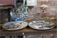 COLLECTOR PLATES - DOGS