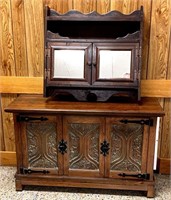 Two Door Cabinet and Hanging Cabinet