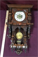 Stunning Antique Mahogany Tall Case Wall Clock