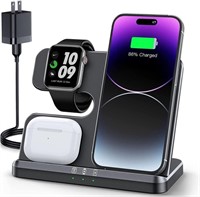 JARGOU 3 in 1 Wireless Charging Station iPhone
