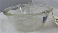 Glass Angel Food Cake Pan 9"