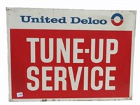 UNITED DELCO TUNE UP SERVICE SST SIGN