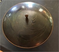 Hand hammered decorative bowl