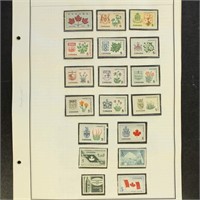 Canada Stamps Mint NH on pages in mounts, fresh