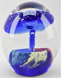 Dynasty Gallery Paperweight, Cobalt Blue