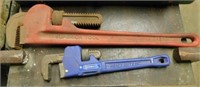 Superior 18" pipe wrench - Cobalt 10" pipe wrench