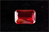 Emerald Cut 18.17 CT Pigeon Blood Red Ruby 18 x 13