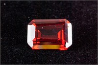 Emerald Cut 29.46 CT Pigeon Blood Red Ruby 18 x 13