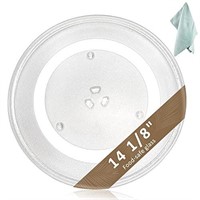 14 1/8 Inch Microwave Glass Turntable Plate Replac