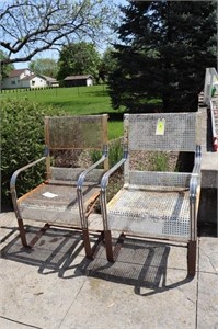 Vintage Metal Lawn Chairs