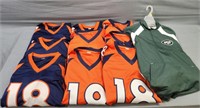 9 Denver Broncos Jerseys and NY Jets Jacket