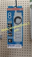 Timer Strip 8 Outlet by True Value