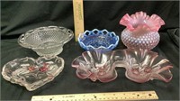 Assorted 5 Pieces Glass Candy Dishes/bowls