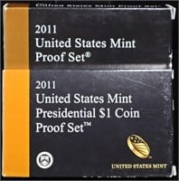 2011 US PROOF & PRESIDENTIAL PROOF SETS