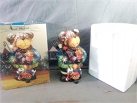 Festive Hand Painted Figure in Original Box