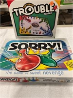 Sorry & Trouble game