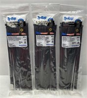 3 Packs of Thomas & Betts Cable Ties - NEW $300