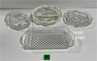 Vtg 8” Hobnail Dish 5x8 Pickle Dish