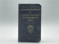 Union Teamsters Official Dues Book 1949-55