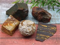 MIXED LOT ROCK STONE LAPIDARY SPECIMEN