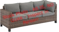 BHG wicker patio L-shaped sectional ONLY