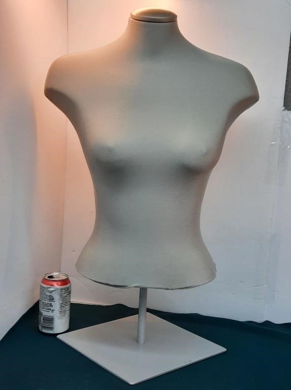 half mannequin on stand