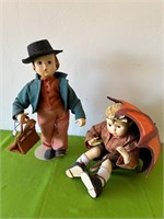 Vintage Goebel Hummel 14” Dolls